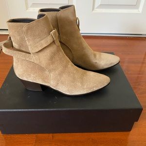 Saint Laurent Suede Ankle Boots